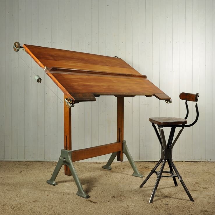 Vintage drafting table