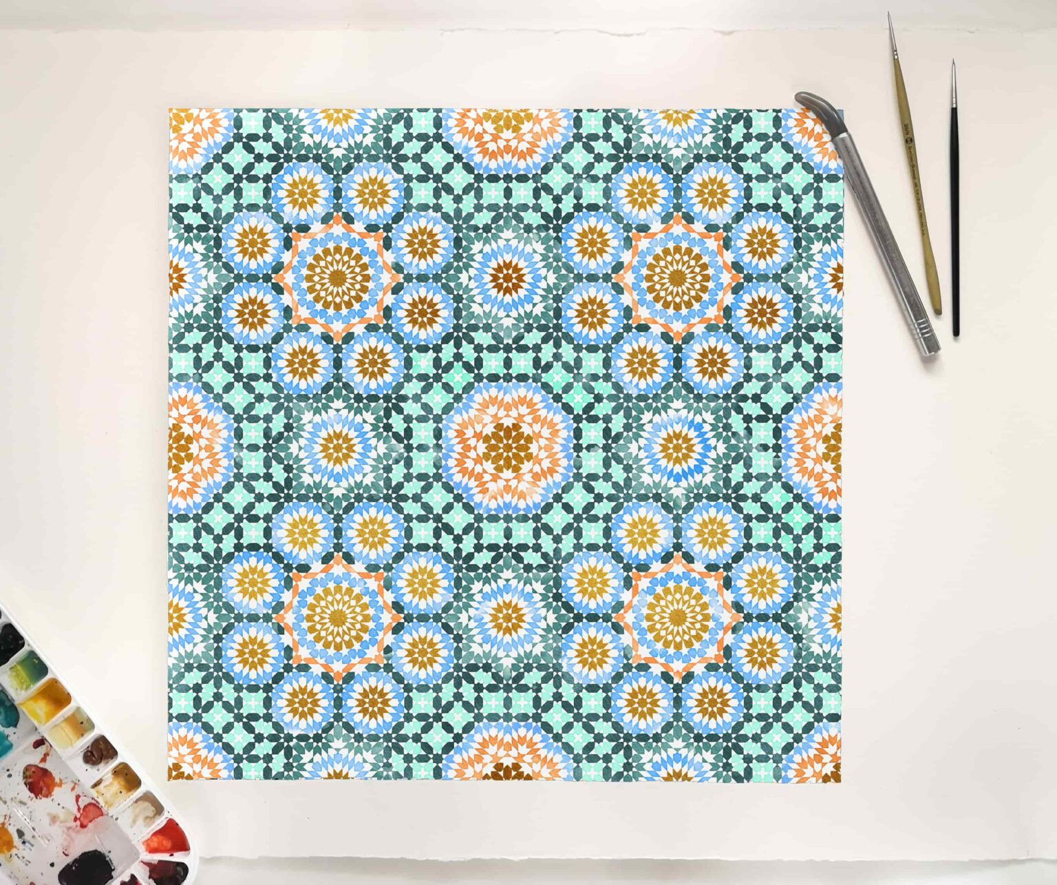 Traditional colours of Islamic art